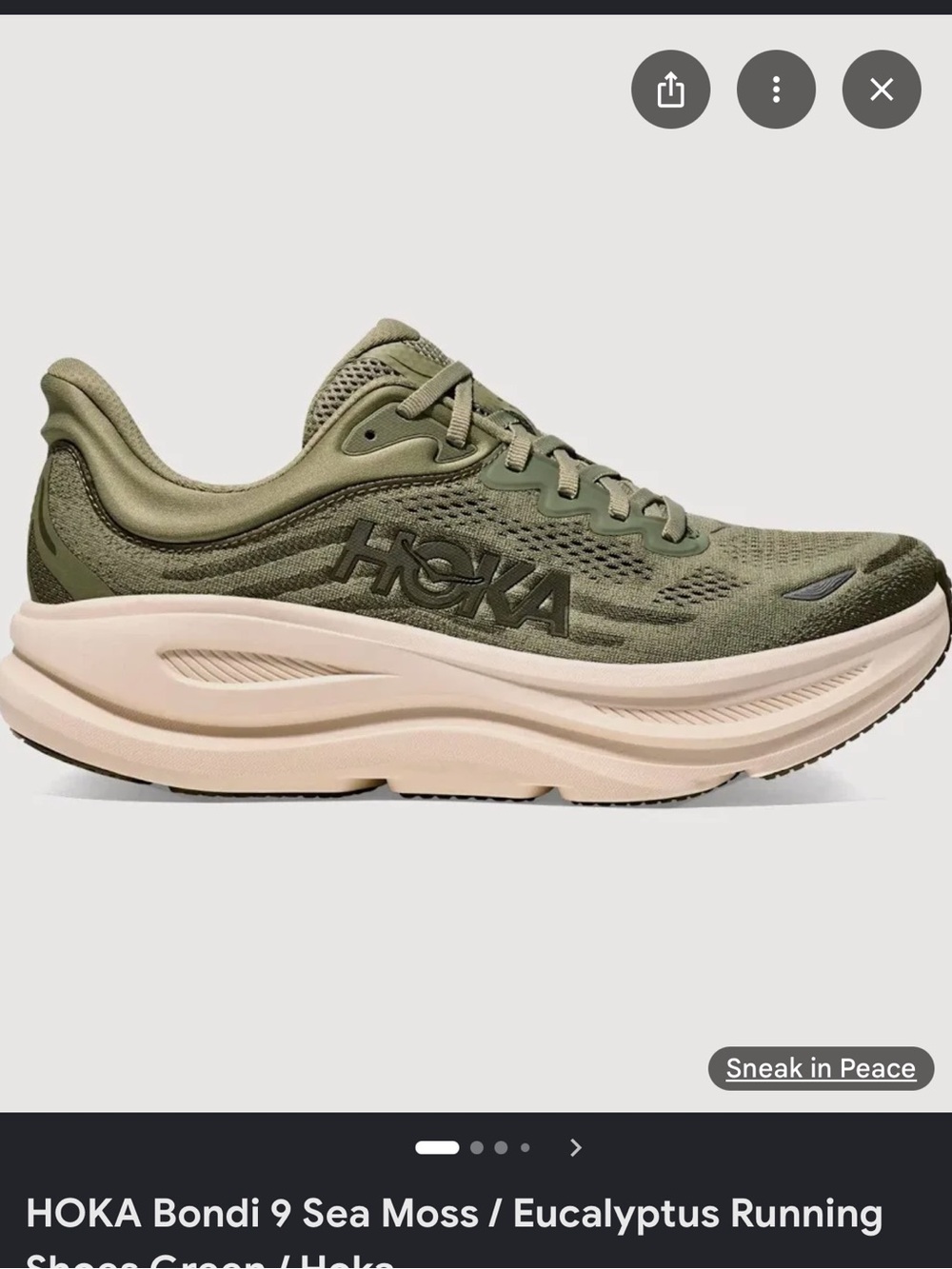 Hoka one one bondi 9 men’s running shoe